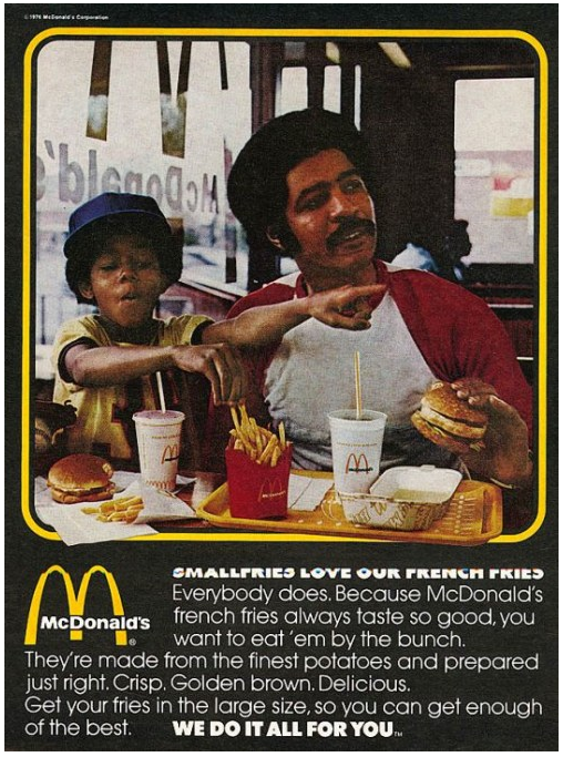 McDonald print ad slogan